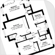 This is an image of house renovation floor plans for a home extension in Sunningdale, Berkshire.